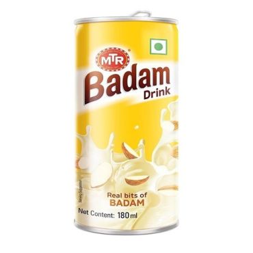 MTR Badam Drink Can 180 Ml Almond, 48 Pieces Per Carton